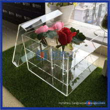 Yageli Hot Sale Clear Acrylic Waterproof Flower Box